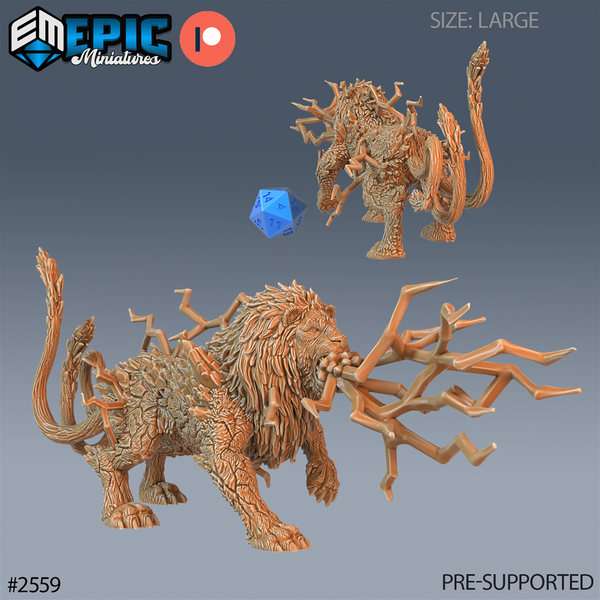 Thunder Lion 3D-printed model