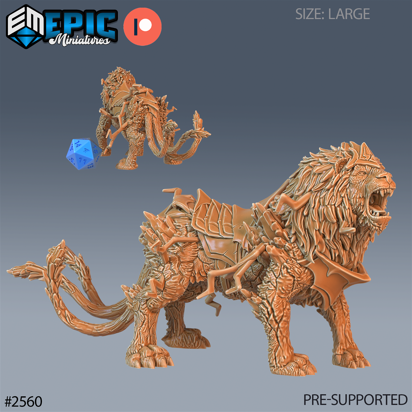 Thunder Lion - The Printable Dragon