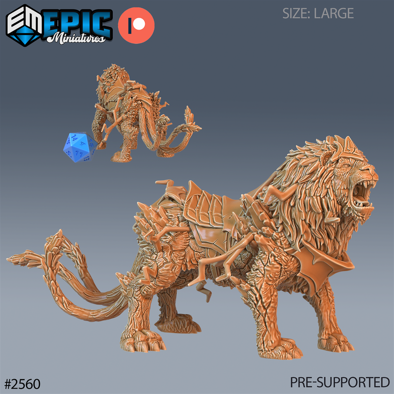 Thunder Lion 3D-printed model