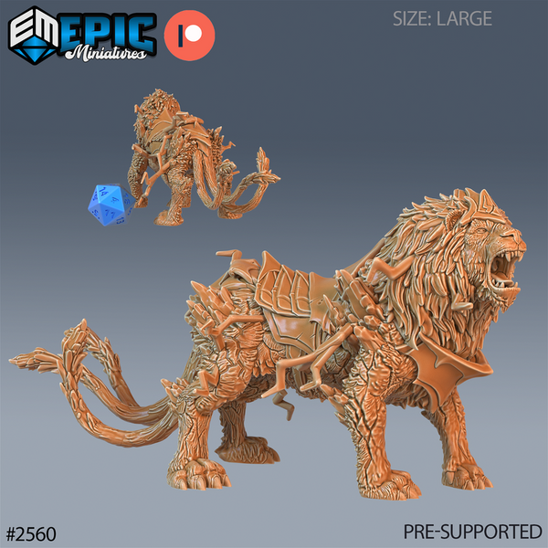 Thunder Lion 3D-printed model
