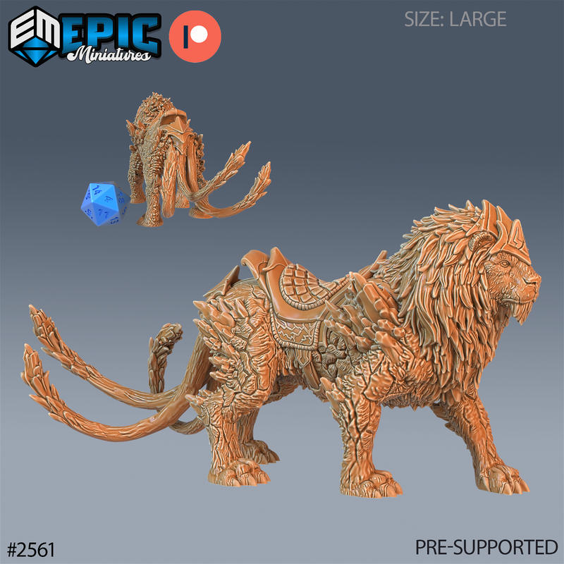 Thunder Lion 3D-printed model