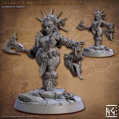 Thyra Blood Priestess of Duum 3D-printed model