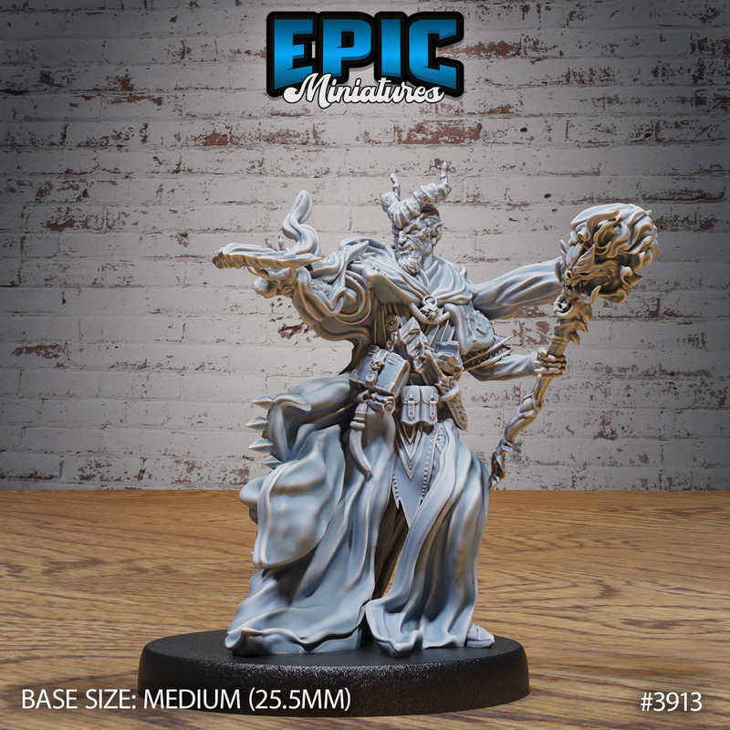 Tiefling Guild Summoner 3D-printed model