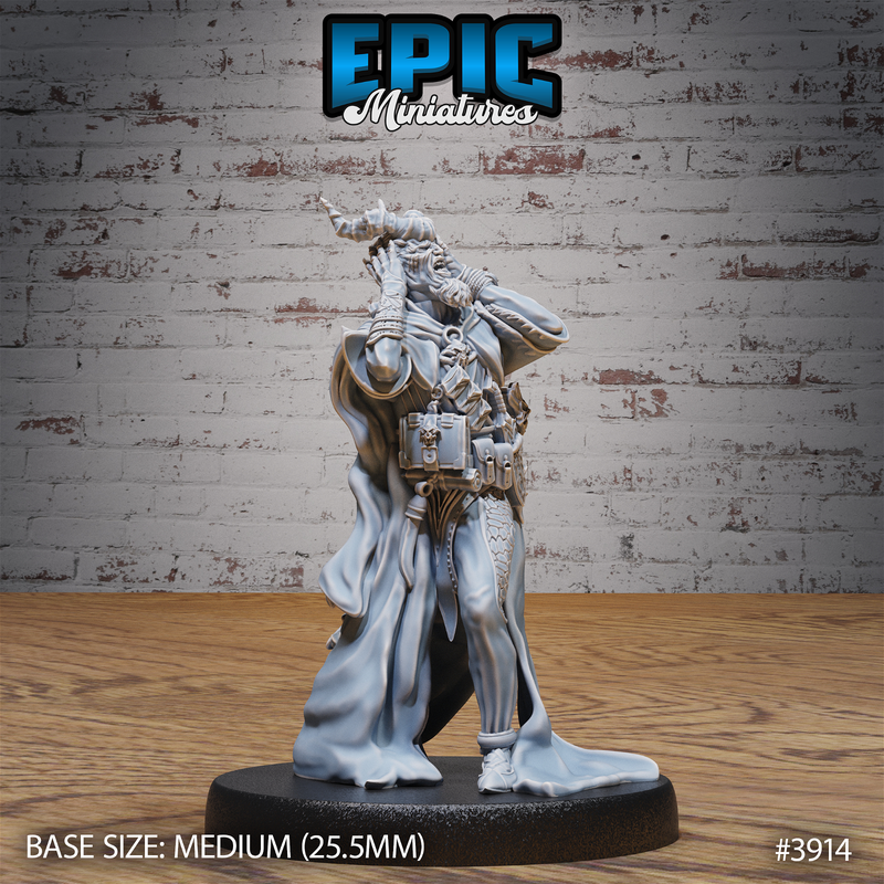Tiefling Guild Summoner 3D-printed model