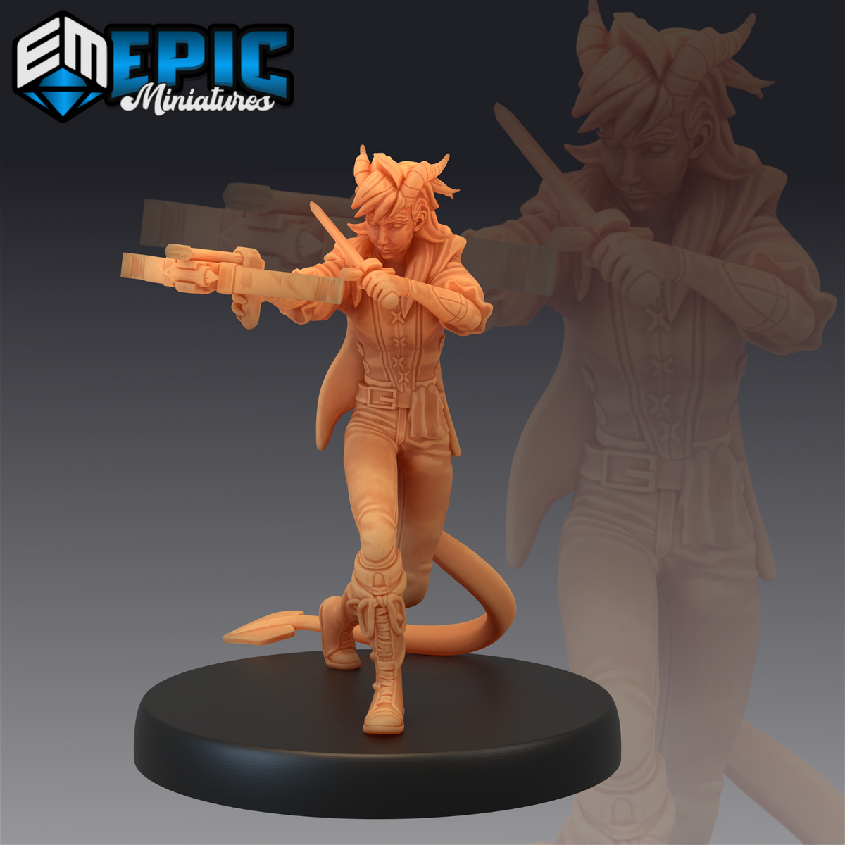 Tiefling Seafarer - The Printable Dragon