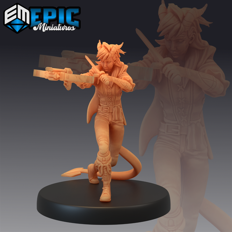 Tiefling Seafarer 3D-printed model