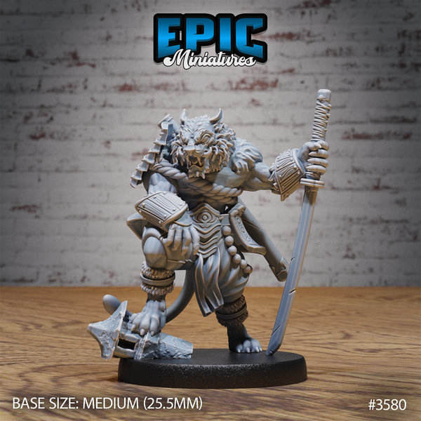 Tiger folk Samurai - The Printable Dragon