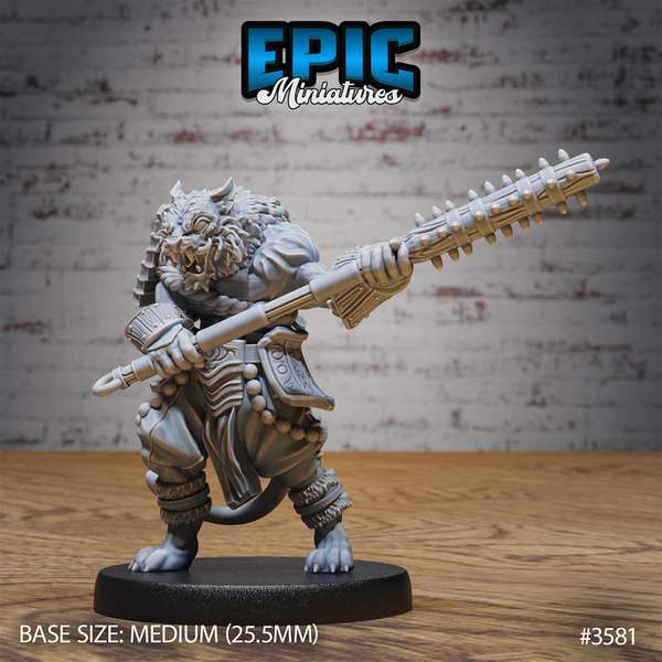 Tiger folk Samurai 3D-printed model