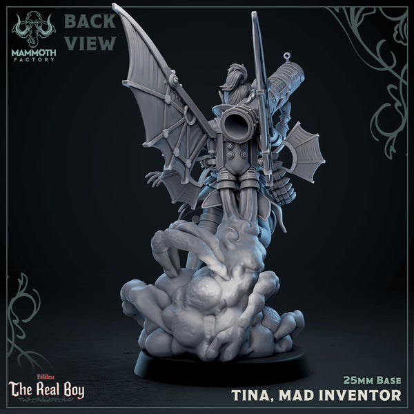 Tina, Mad Inventor 3D-printed model