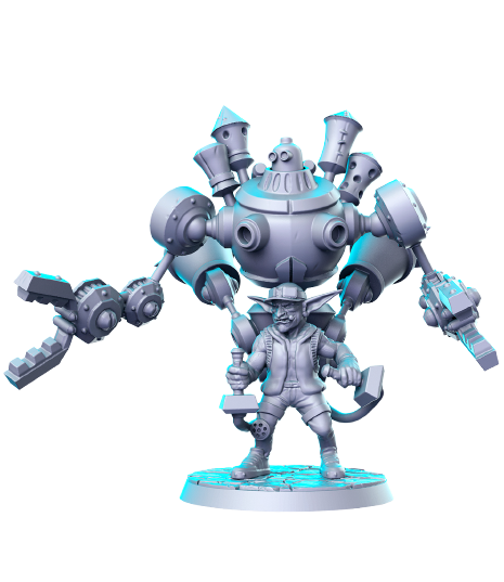 Tinker 3D-printed model