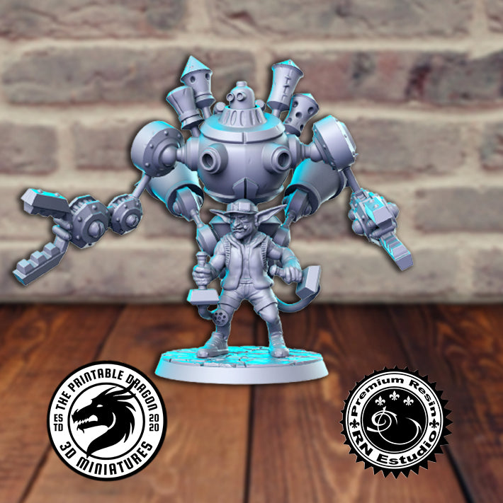 Tinker 3D-printed model