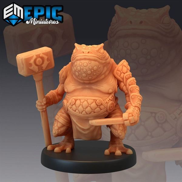 Toad Folk 3D-printed model