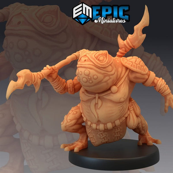Toad Folk 3D-printed model
