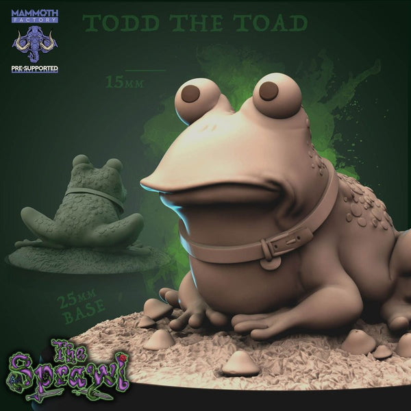 Todd The Toad 3D-printed model