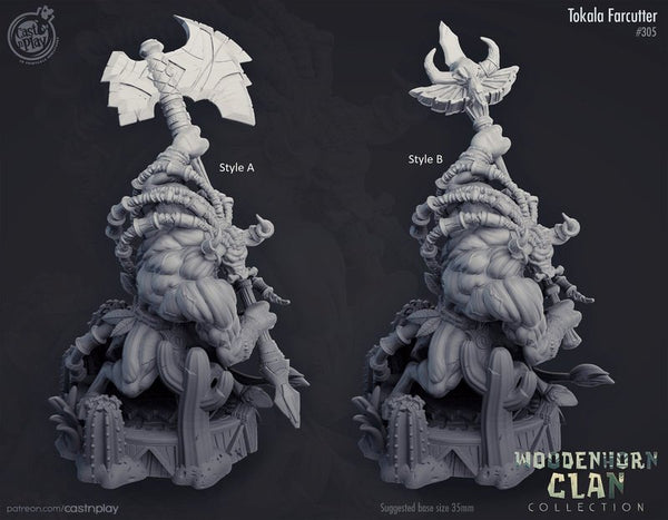 Tokala Farcutter 3D-printed model