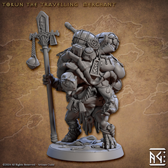 Tokun The Travelling Merchant 3D-printed model