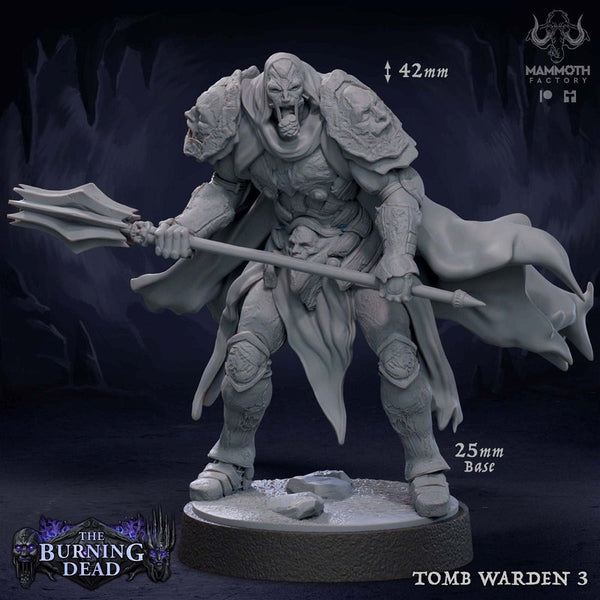 Tomb Warden 3D-printed model