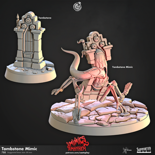 Tombstone Mimic 3D-printed model
