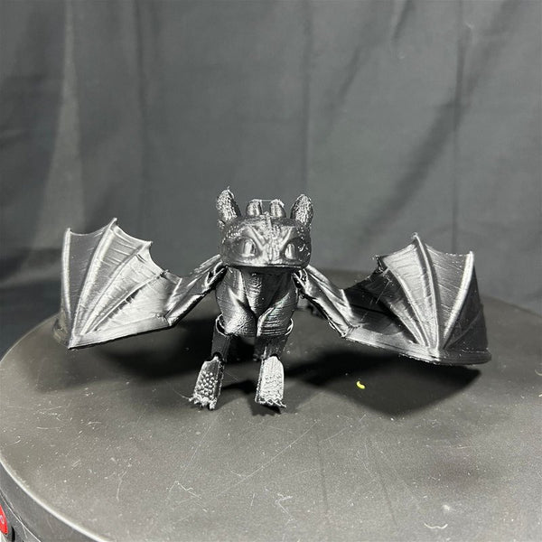 Toothless 3D-printed model