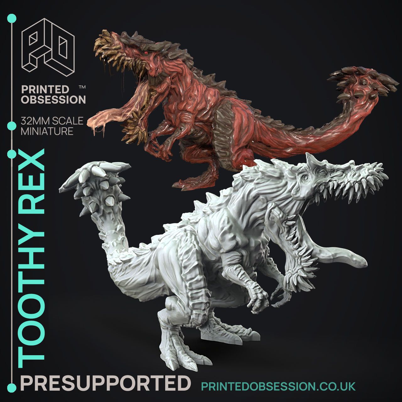 Toothy Rex - The Printable Dragon