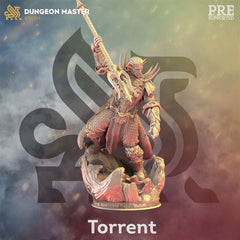 Torrent 3D-printed model