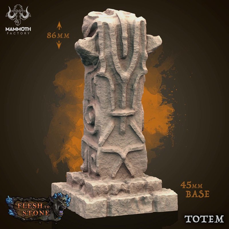 Totem 3D-printed model