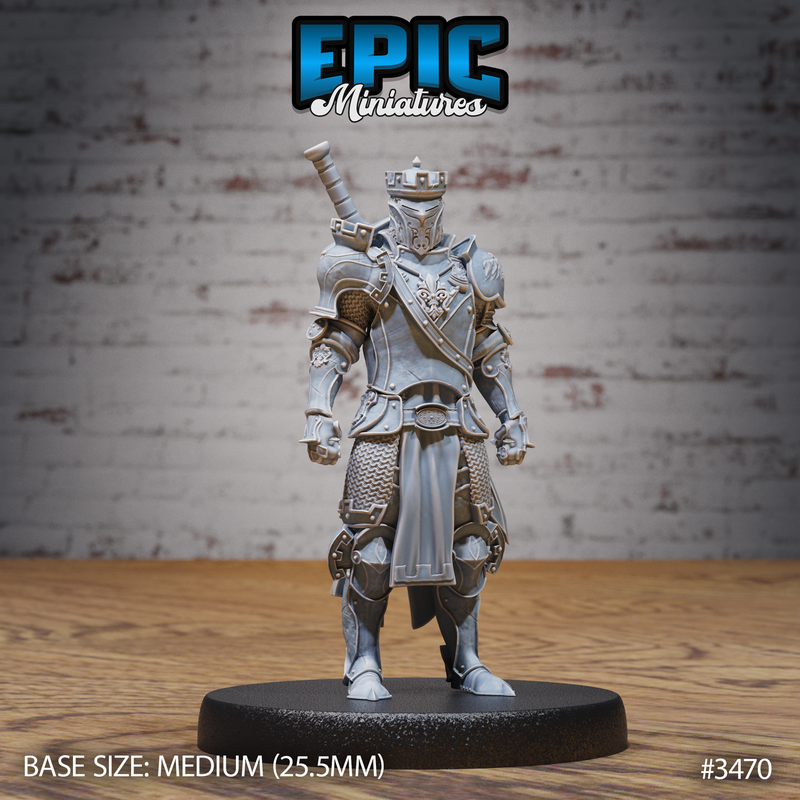 Tower Knight 3D-printed model