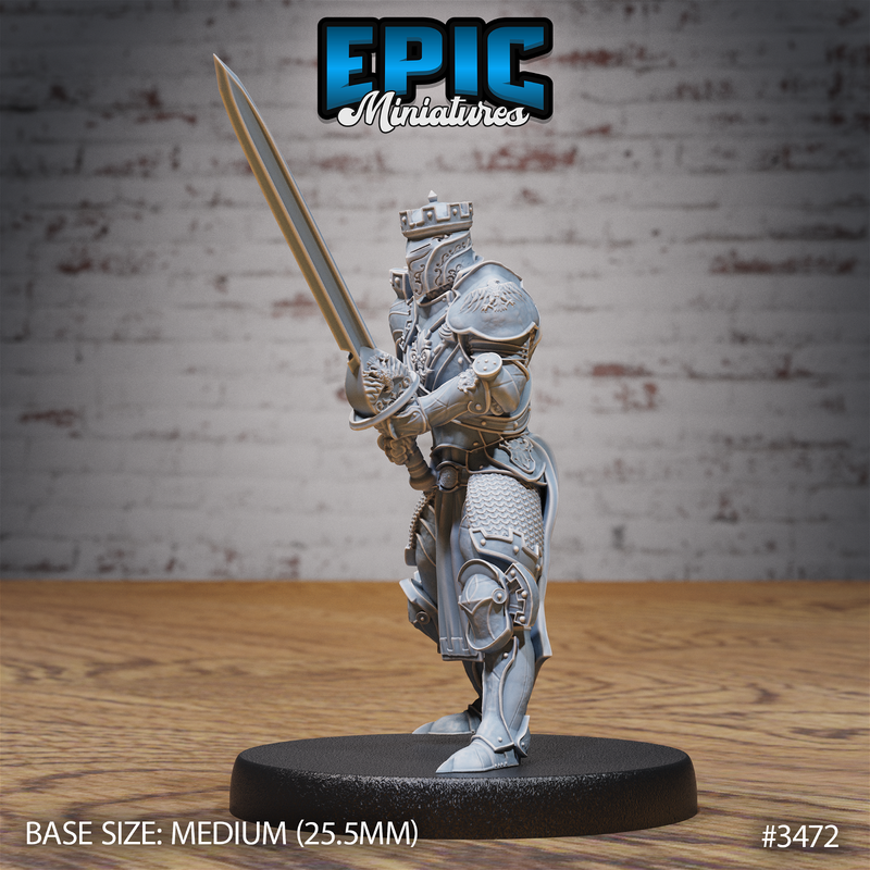 Tower Knight 3D-printed model