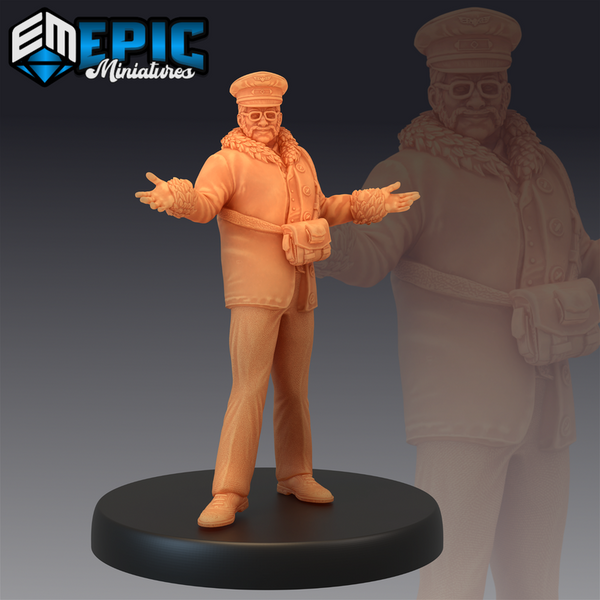 Train Conductor 3D-printed model