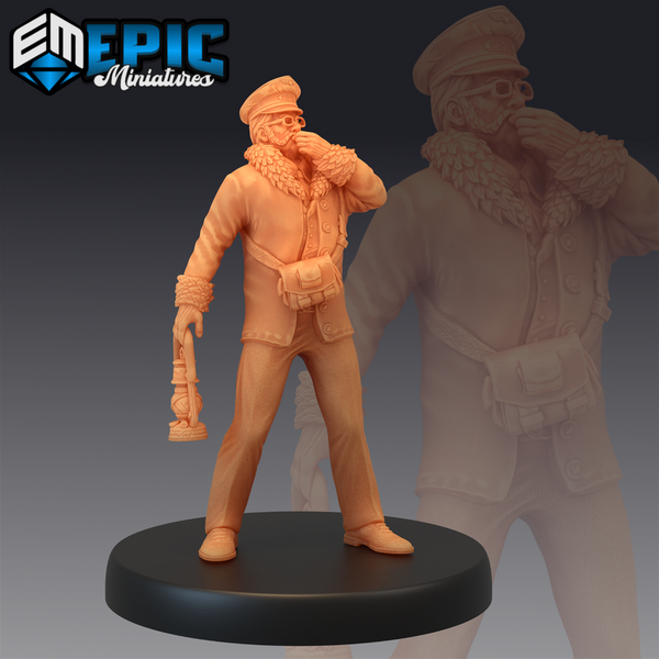 Train Conductor 3D-printed model