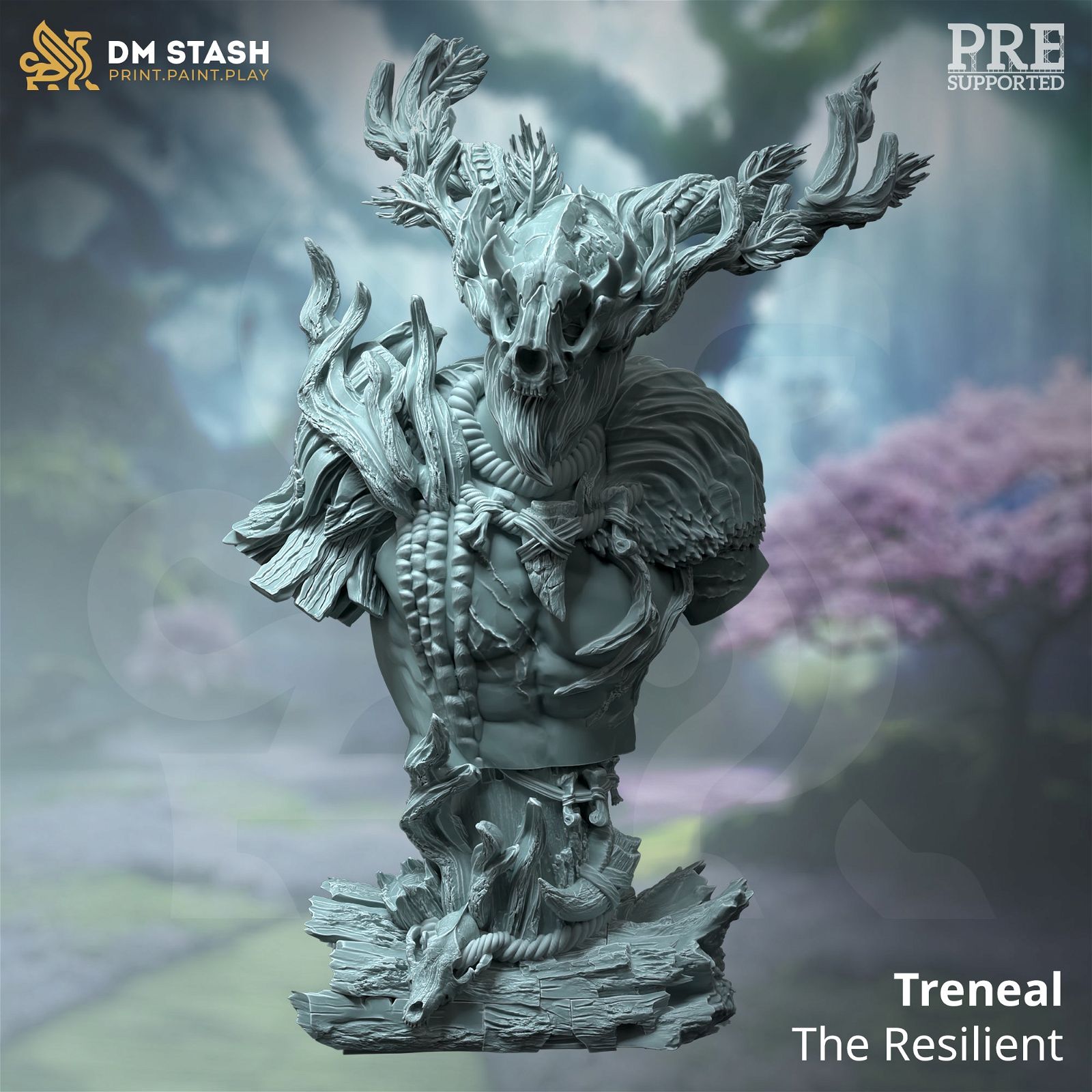 Treneal - The Resilient Bust - The Printable Dragon