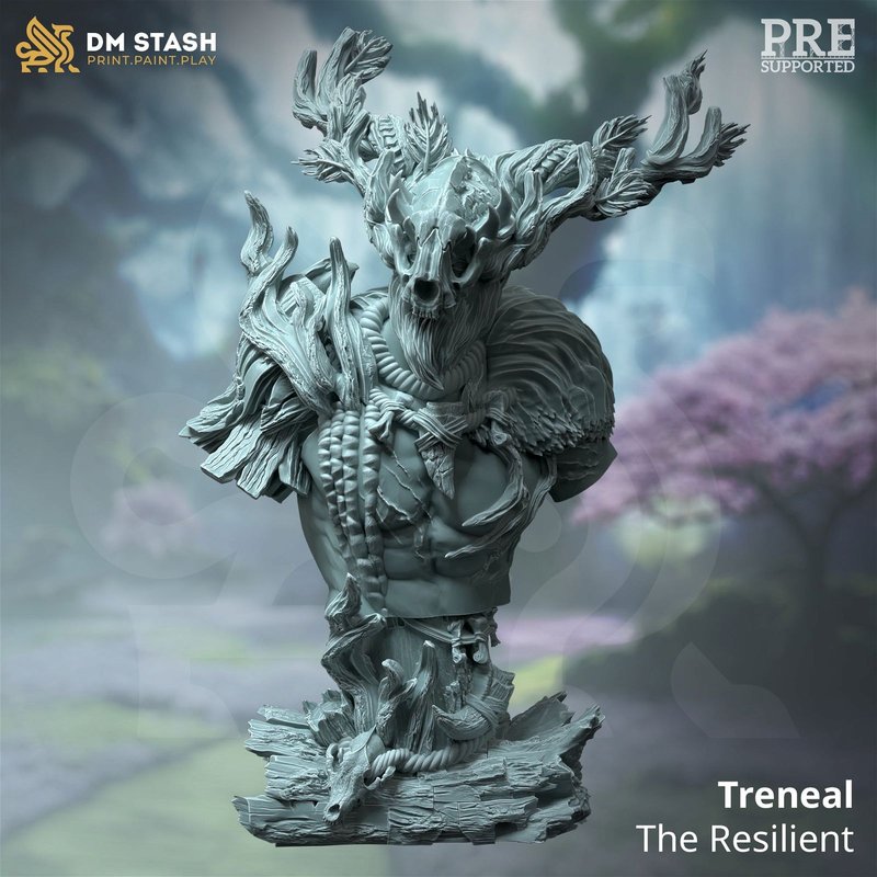 Treneal - The Resilient Bust 3D-printed model