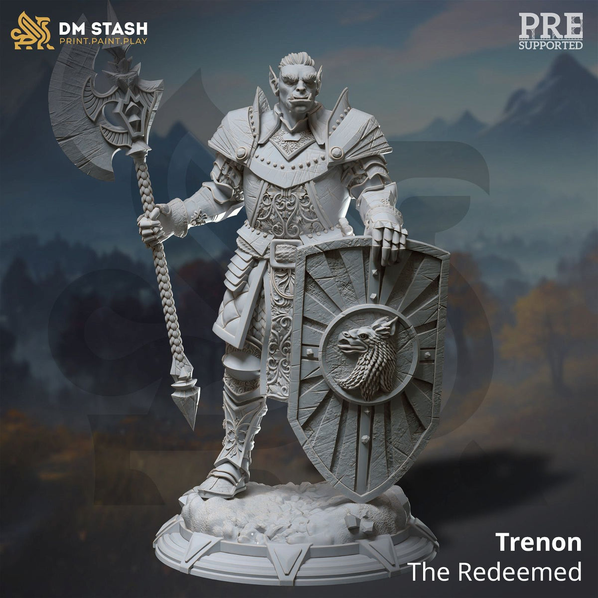 Trenon The Redeemed - The Printable Dragon