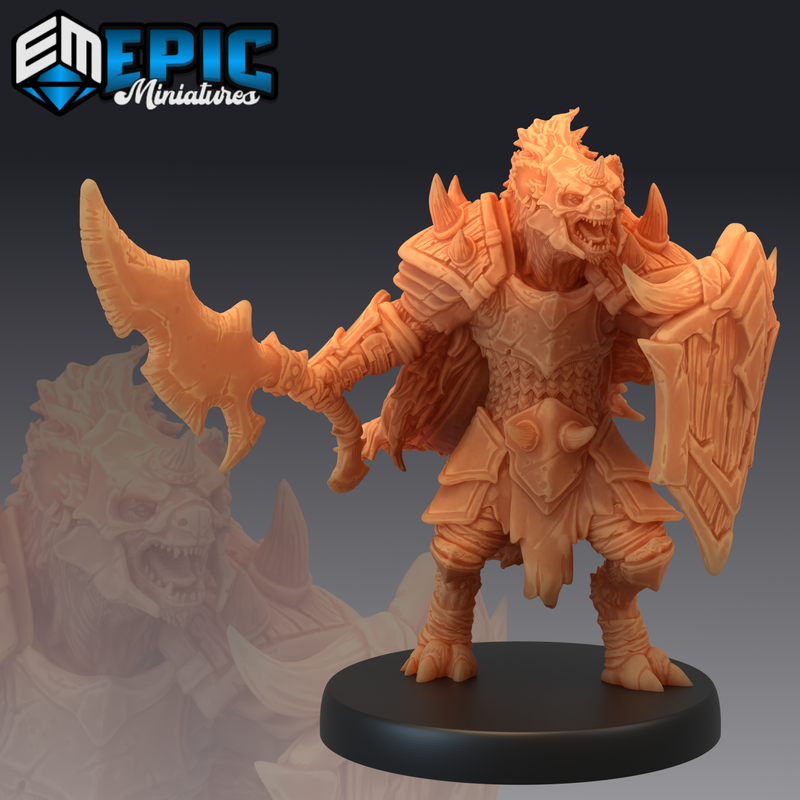 Tribal Gnoll 3D-printed model