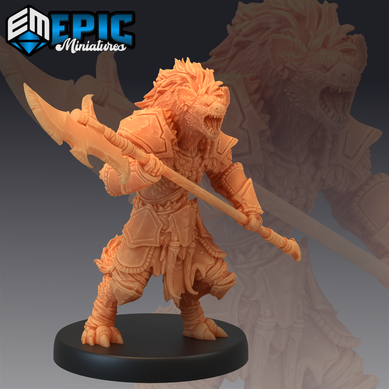 Tribal Gnoll 3D-printed model