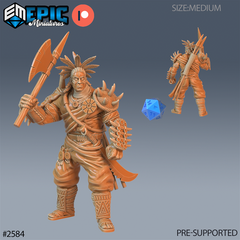 Tribe Champion 3D-printed model