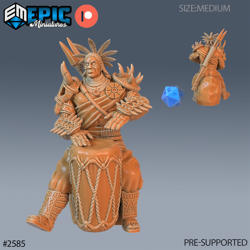 Tribe Champion 3D-printed model