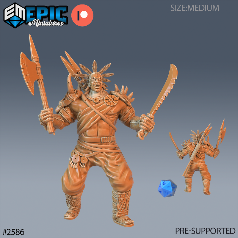 Tribe Champion 3D-printed model