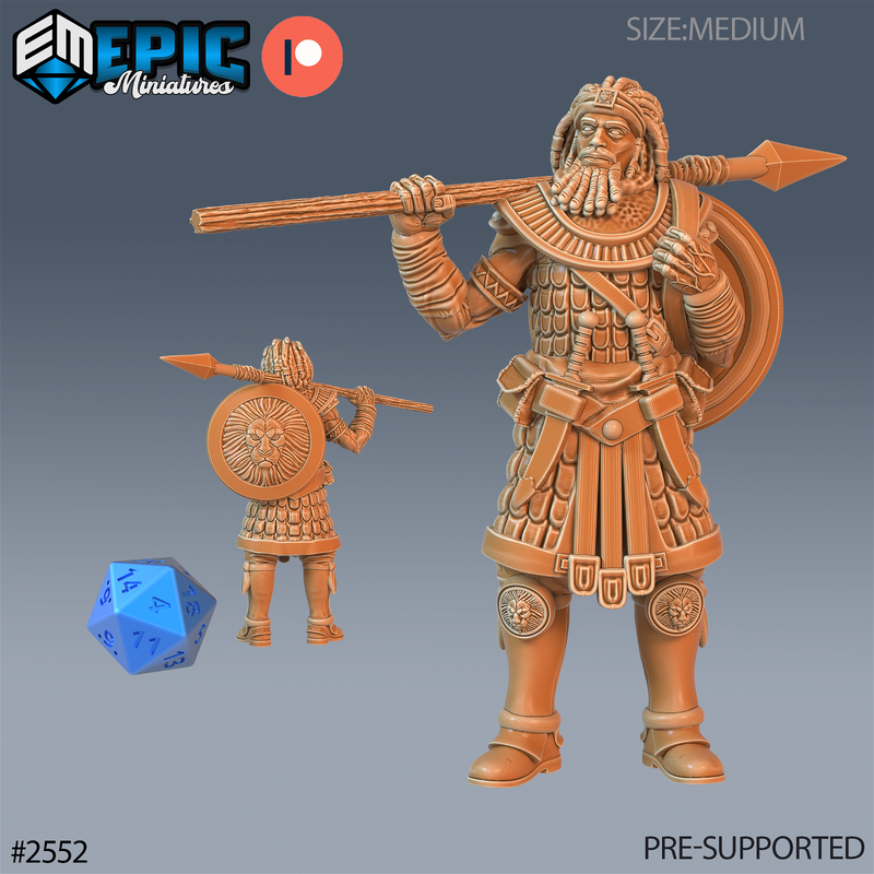 Tribe Guard 3D-printed model