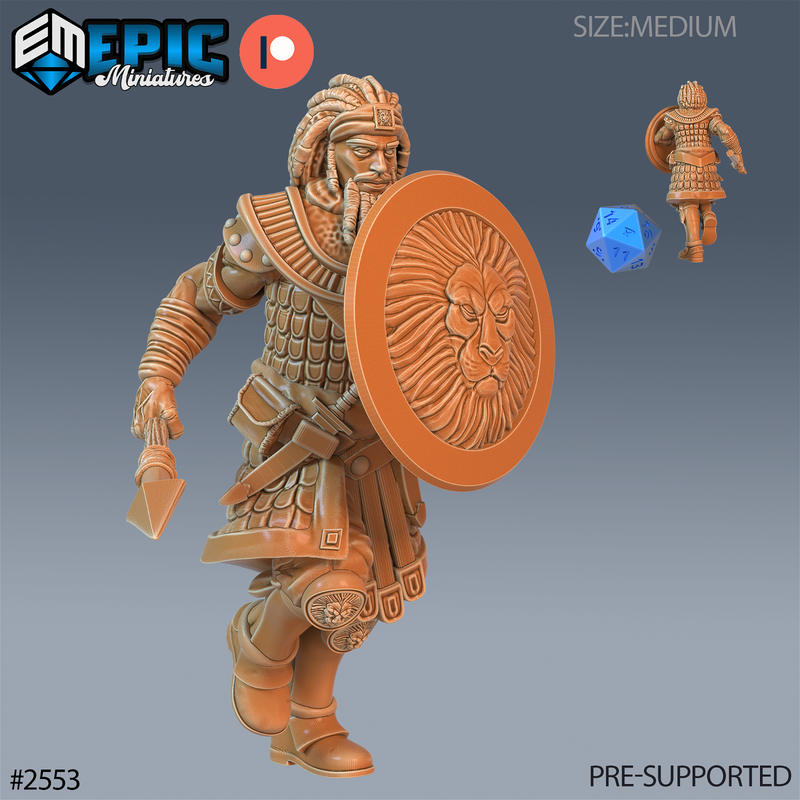Tribe Guard 3D-printed model