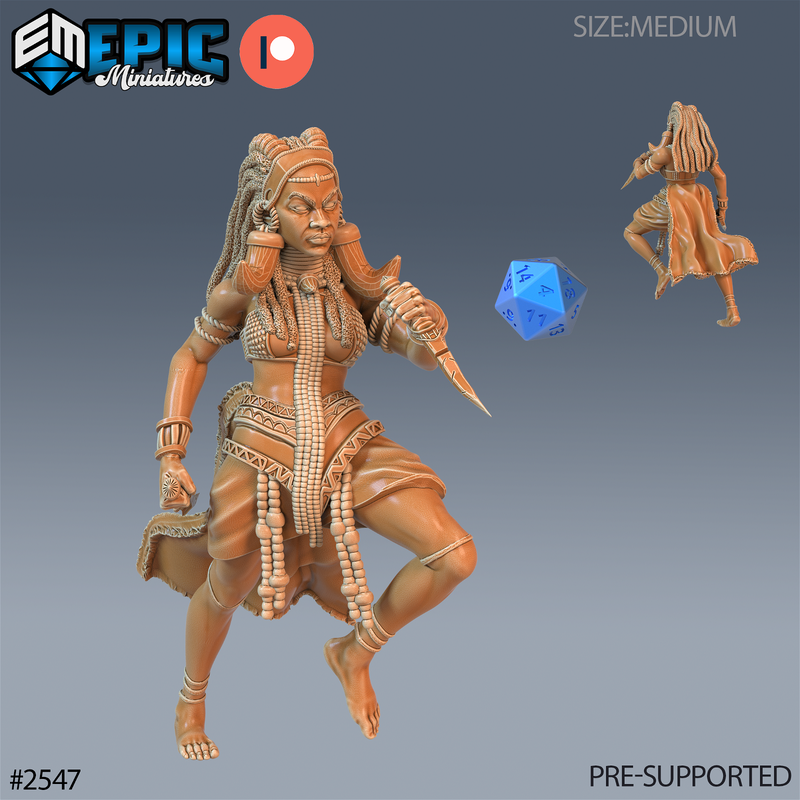 Tribe Princess 3D-printed model