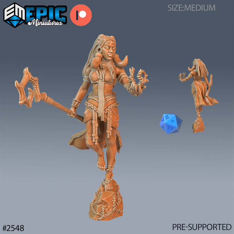 Tribe Princess 3D-printed model
