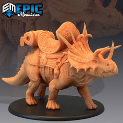 Triceratops Walking - The Printable Dragon