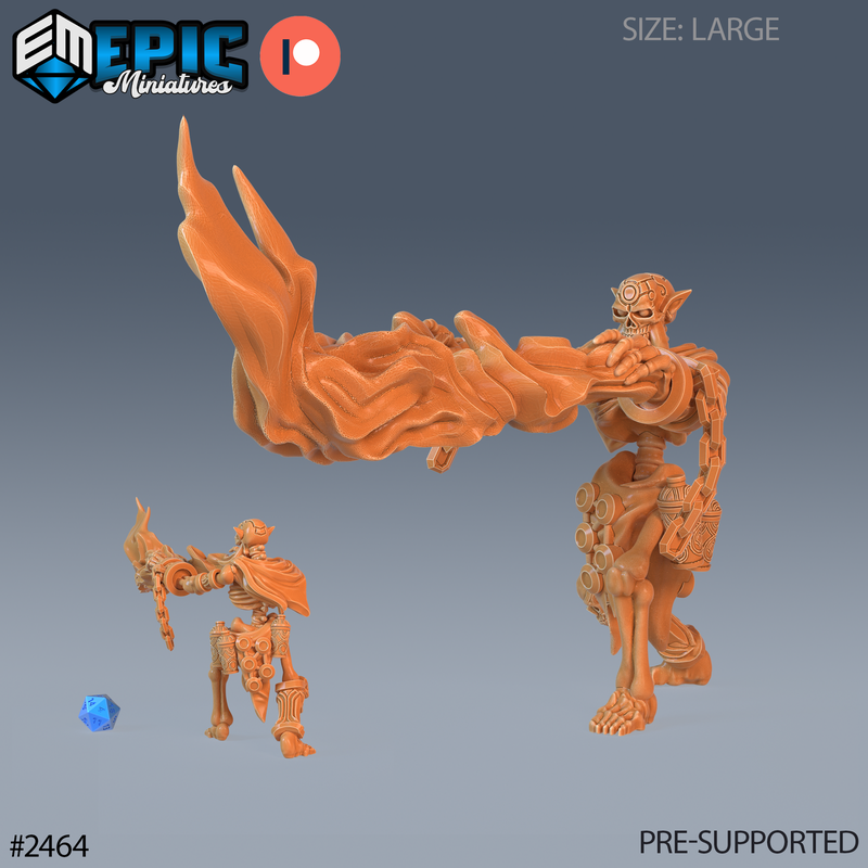 Troll Skeleton 3D-printed model