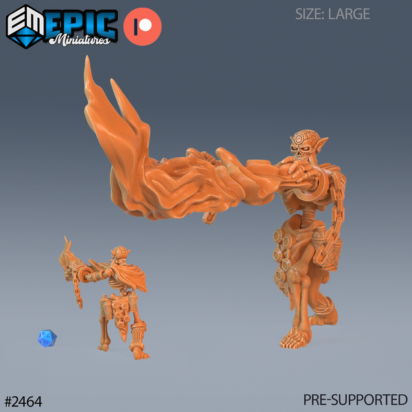 Troll Skeleton 3D-printed model