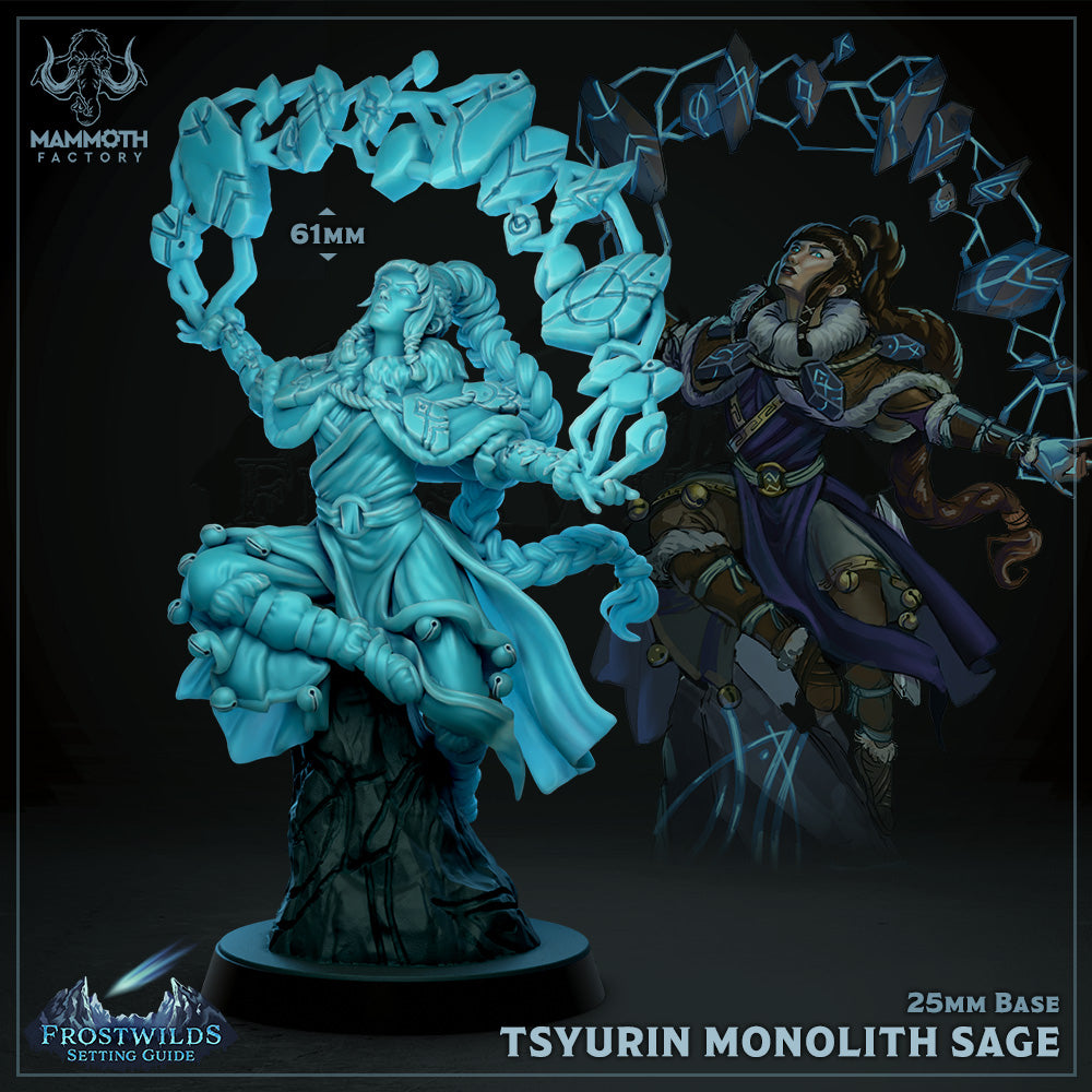 Tsyurin Monolith Sage 3D-printed model