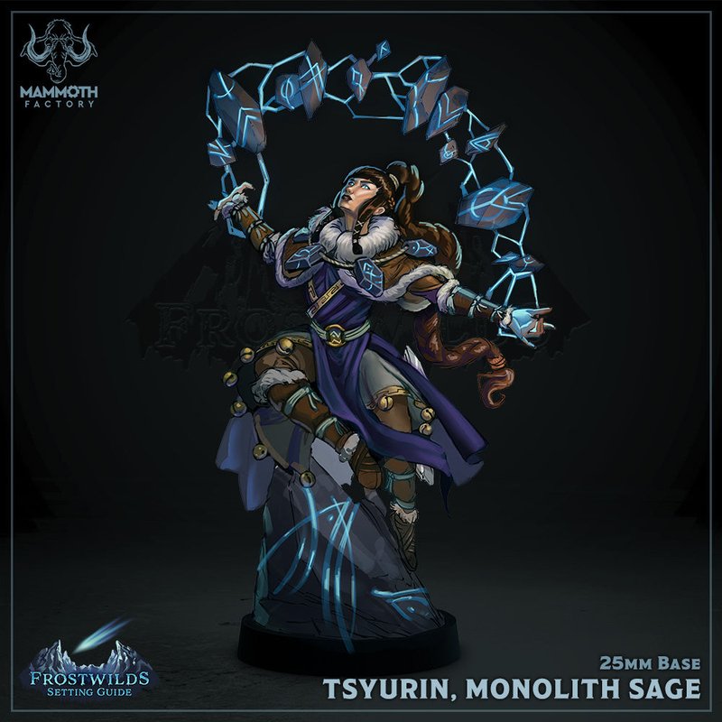 Tsyurin Monolith Sage 3D-printed model