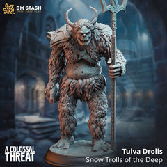 Tulva Drolls - Snow Trolls of the Deep 3D-printed model