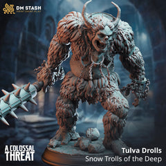 Tulva Drolls - Snow Trolls of the Deep - The Printable Dragon