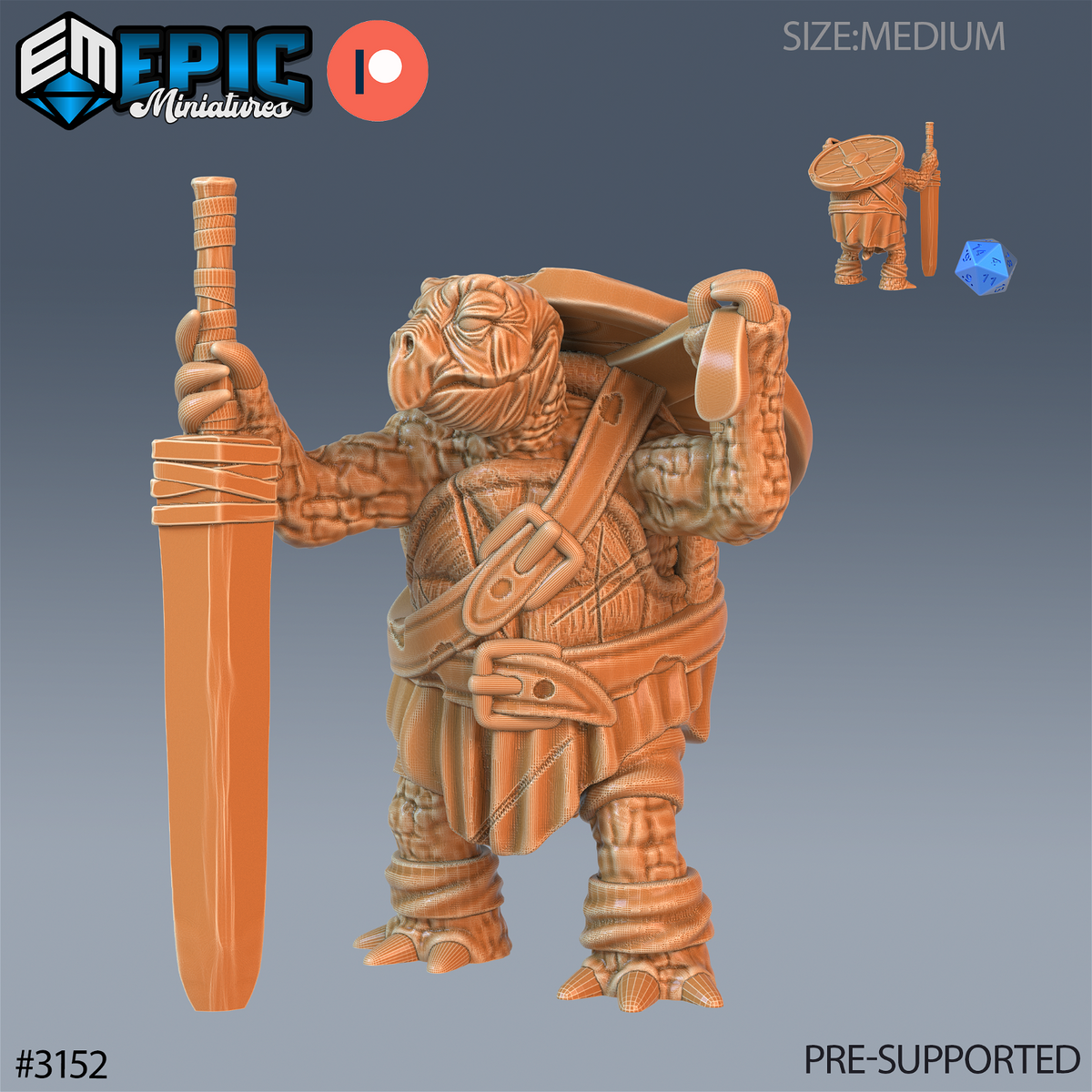 Turtle Folk Tribe - The Printable Dragon